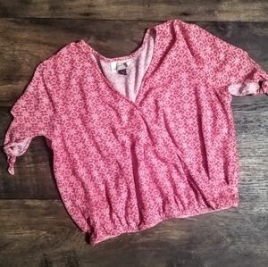 Redish pink crop top